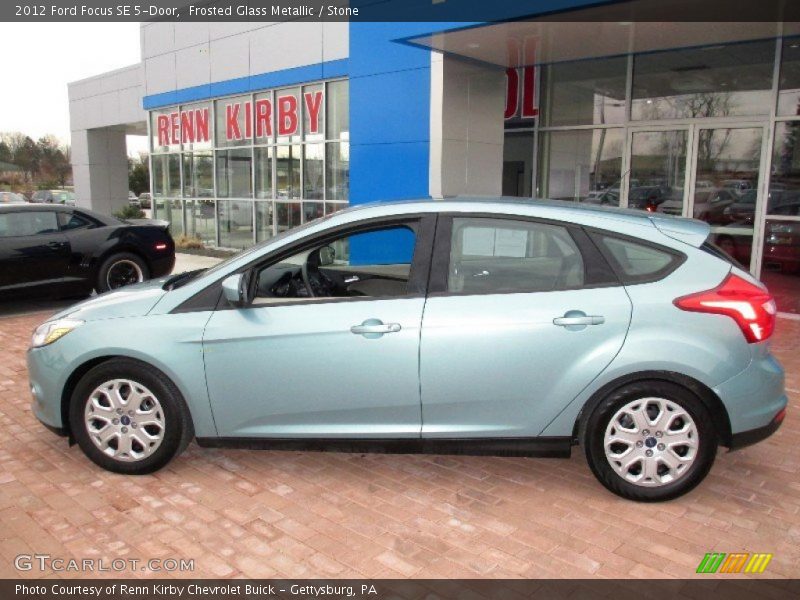 Frosted Glass Metallic / Stone 2012 Ford Focus SE 5-Door