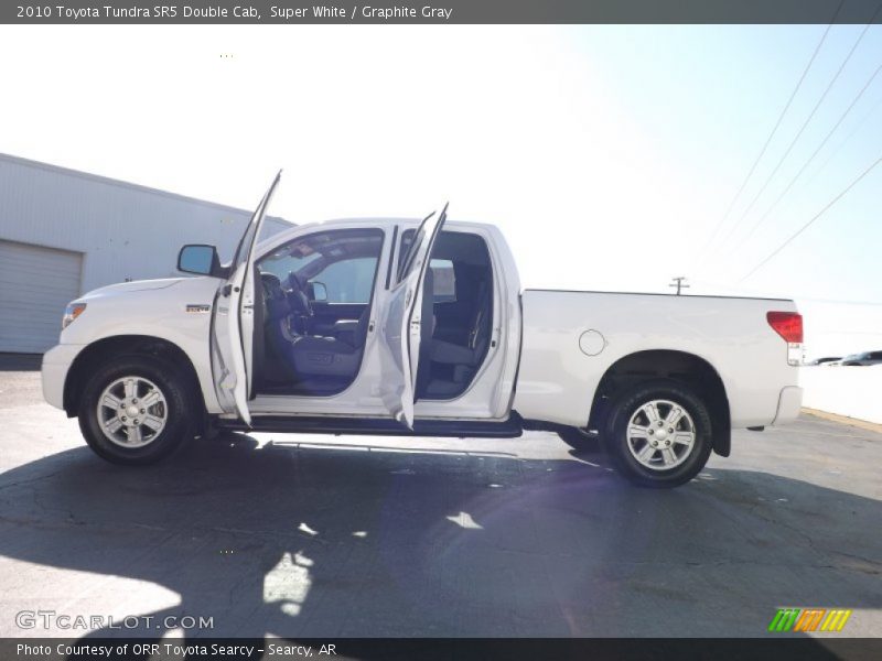 Super White / Graphite Gray 2010 Toyota Tundra SR5 Double Cab