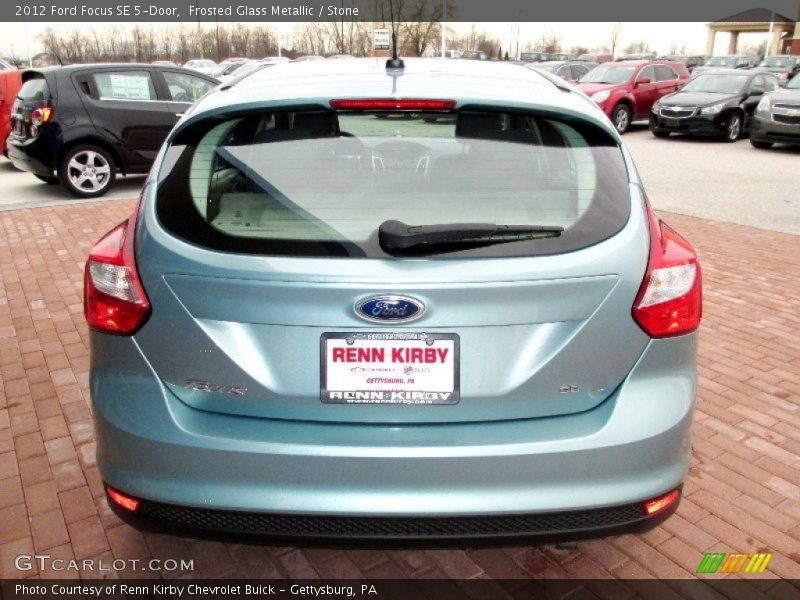 Frosted Glass Metallic / Stone 2012 Ford Focus SE 5-Door