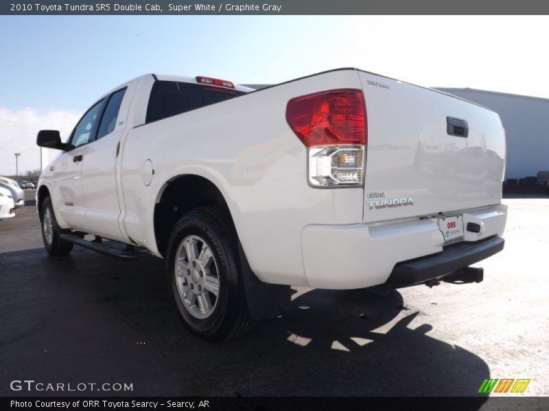 Super White / Graphite Gray 2010 Toyota Tundra SR5 Double Cab