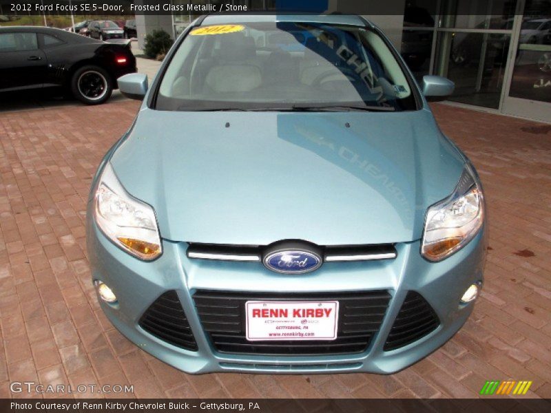 Frosted Glass Metallic / Stone 2012 Ford Focus SE 5-Door