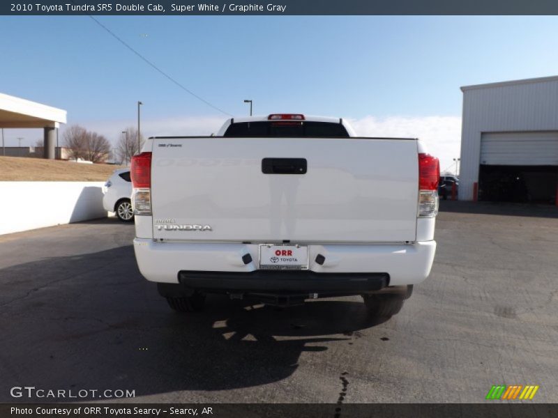 Super White / Graphite Gray 2010 Toyota Tundra SR5 Double Cab