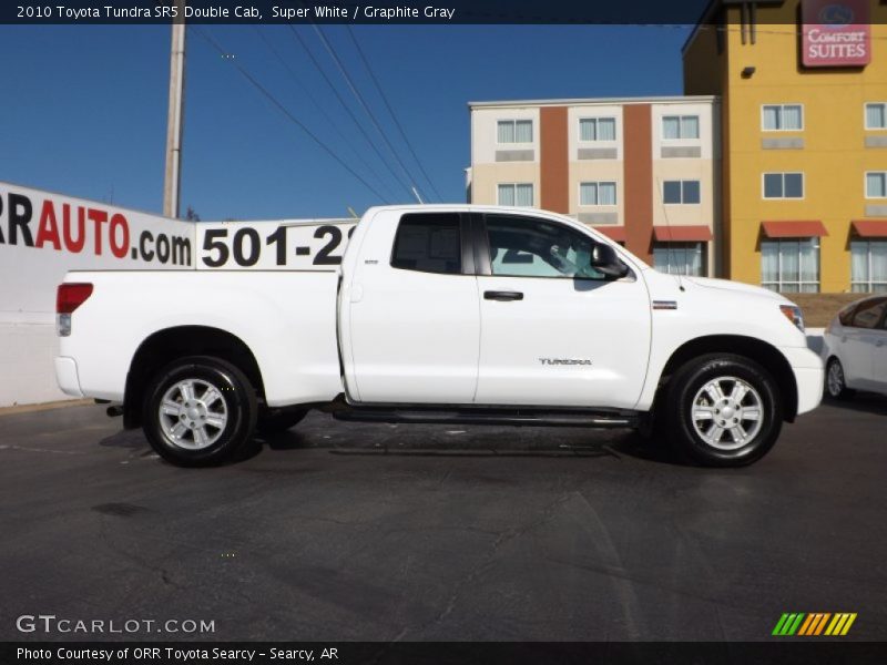 Super White / Graphite Gray 2010 Toyota Tundra SR5 Double Cab