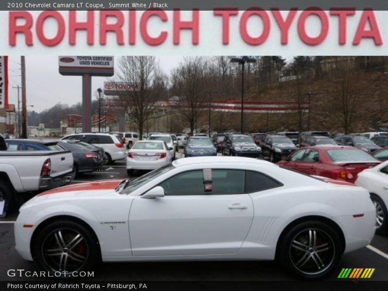 Summit White / Black 2010 Chevrolet Camaro LT Coupe