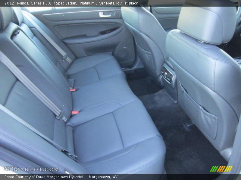 Rear Seat of 2012 Genesis 5.0 R Spec Sedan