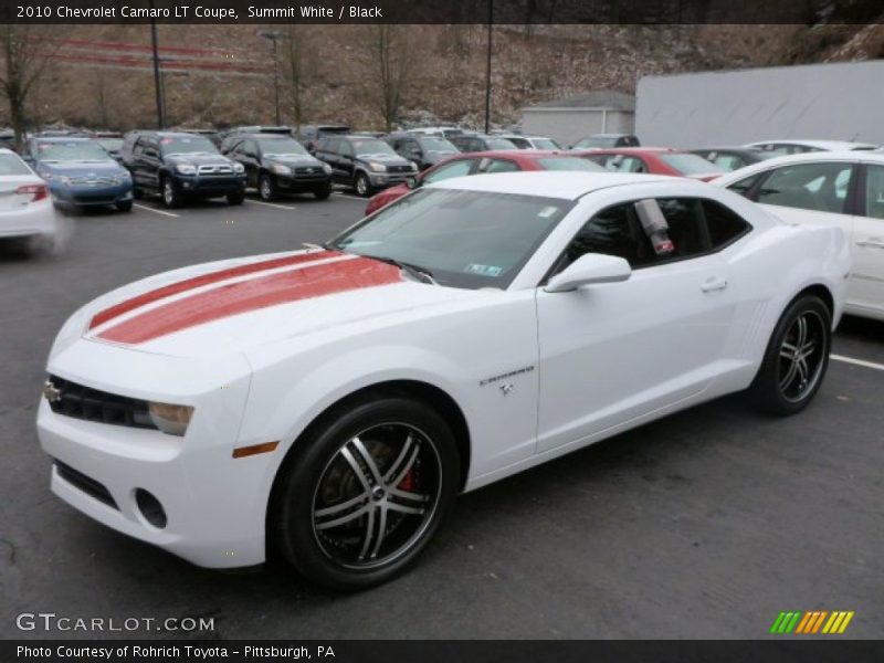 Summit White / Black 2010 Chevrolet Camaro LT Coupe