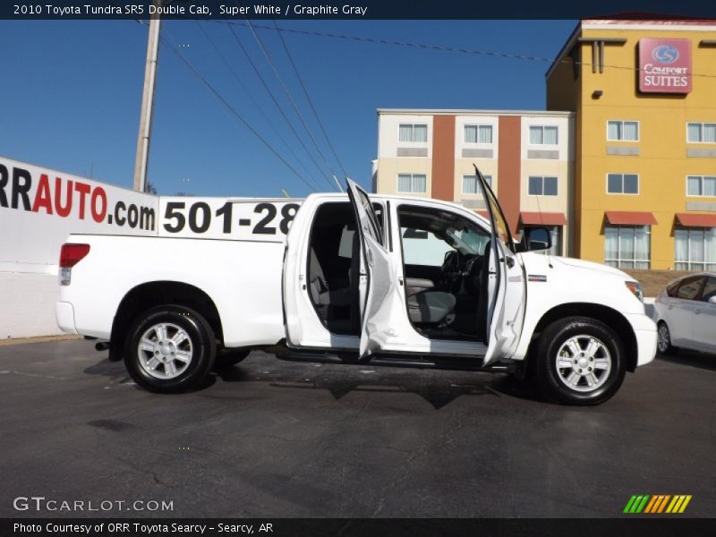 Super White / Graphite Gray 2010 Toyota Tundra SR5 Double Cab