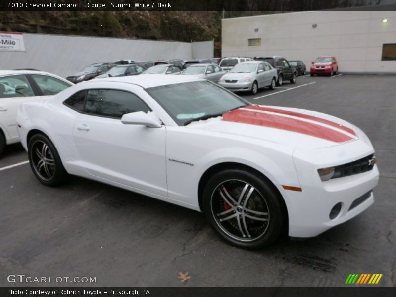 Summit White / Black 2010 Chevrolet Camaro LT Coupe