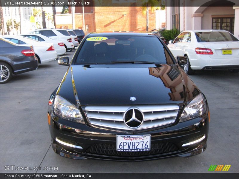 Black / Black 2011 Mercedes-Benz C 300 Sport