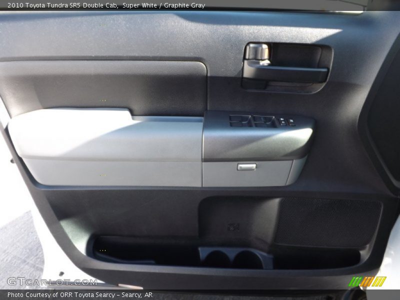 Super White / Graphite Gray 2010 Toyota Tundra SR5 Double Cab
