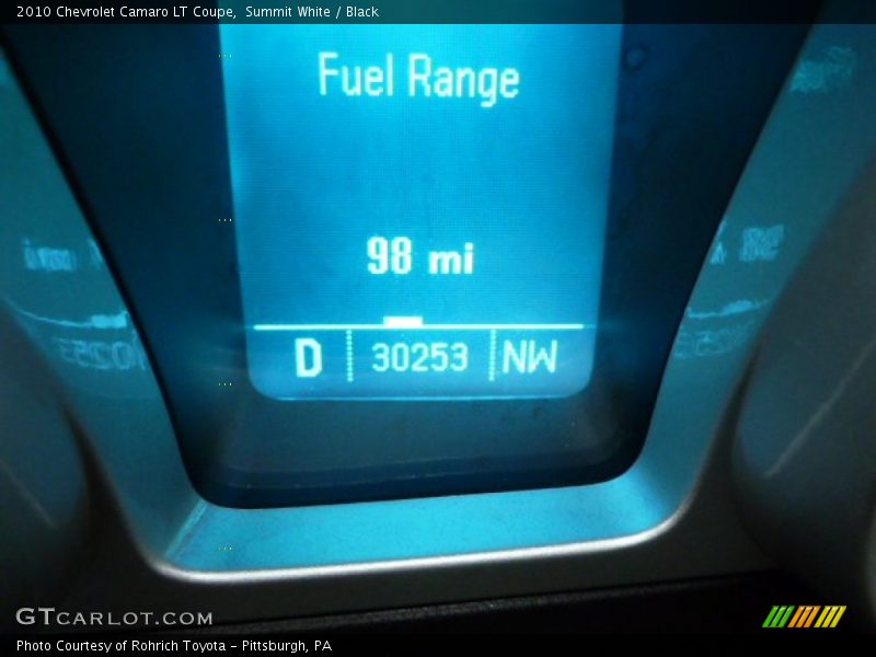Summit White / Black 2010 Chevrolet Camaro LT Coupe
