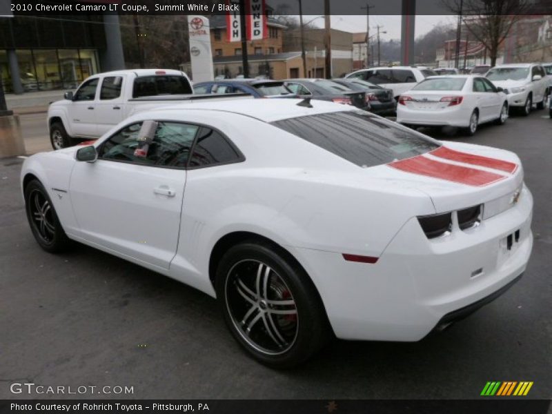 Summit White / Black 2010 Chevrolet Camaro LT Coupe