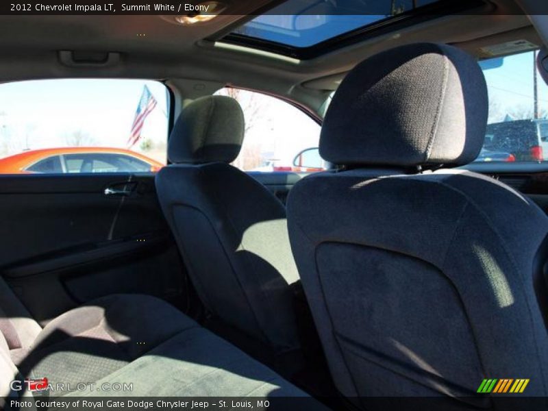 Summit White / Ebony 2012 Chevrolet Impala LT