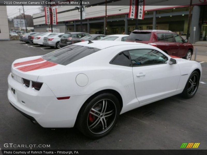 Summit White / Black 2010 Chevrolet Camaro LT Coupe