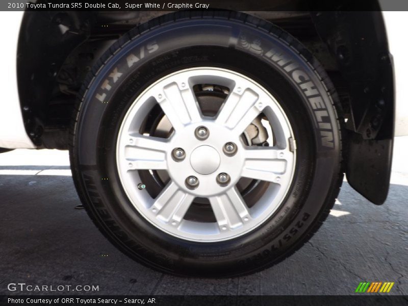 Super White / Graphite Gray 2010 Toyota Tundra SR5 Double Cab
