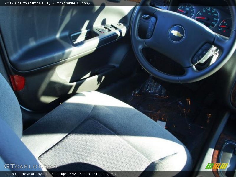 Summit White / Ebony 2012 Chevrolet Impala LT