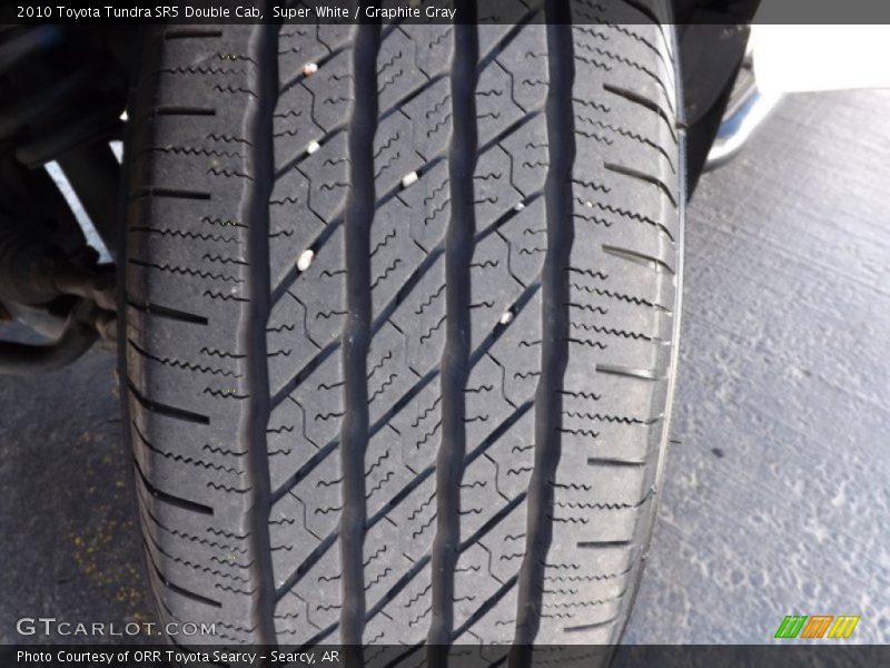 Super White / Graphite Gray 2010 Toyota Tundra SR5 Double Cab