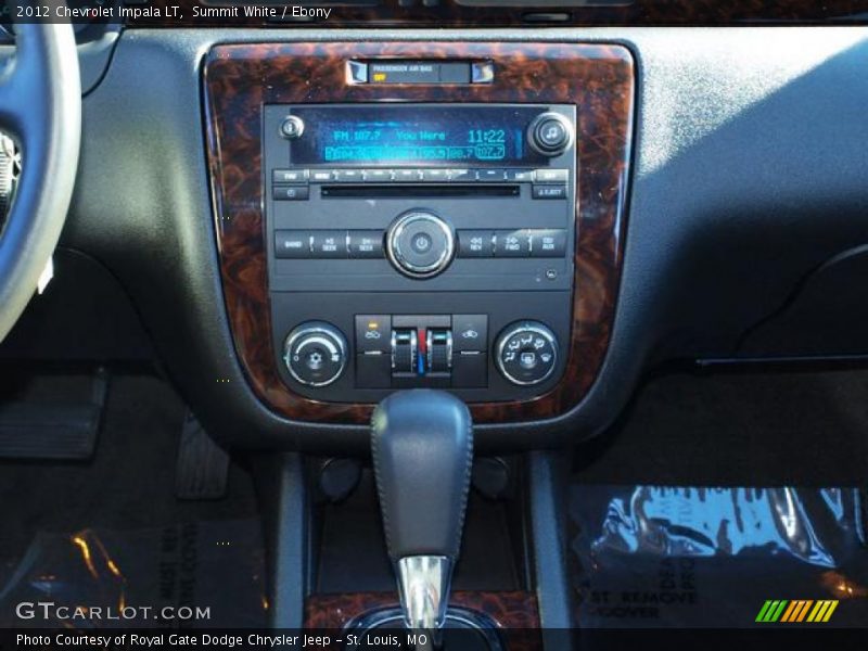 Summit White / Ebony 2012 Chevrolet Impala LT