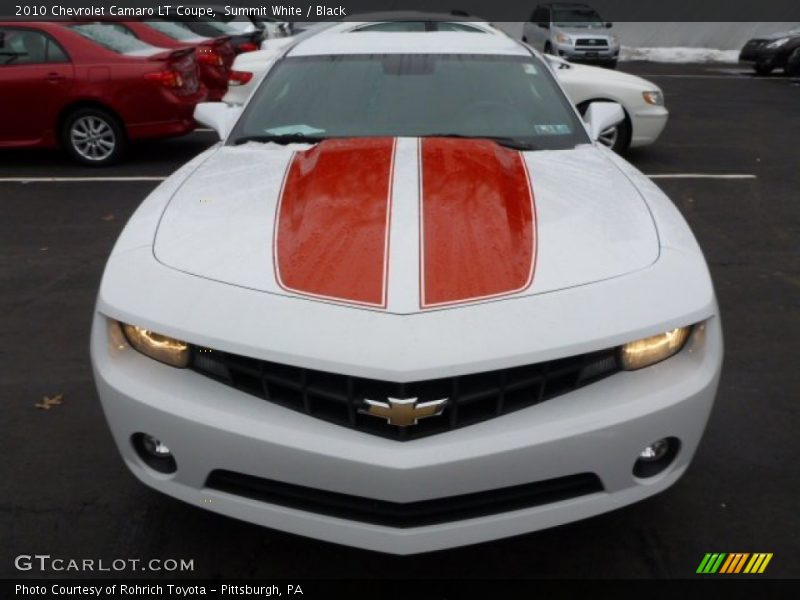 Summit White / Black 2010 Chevrolet Camaro LT Coupe