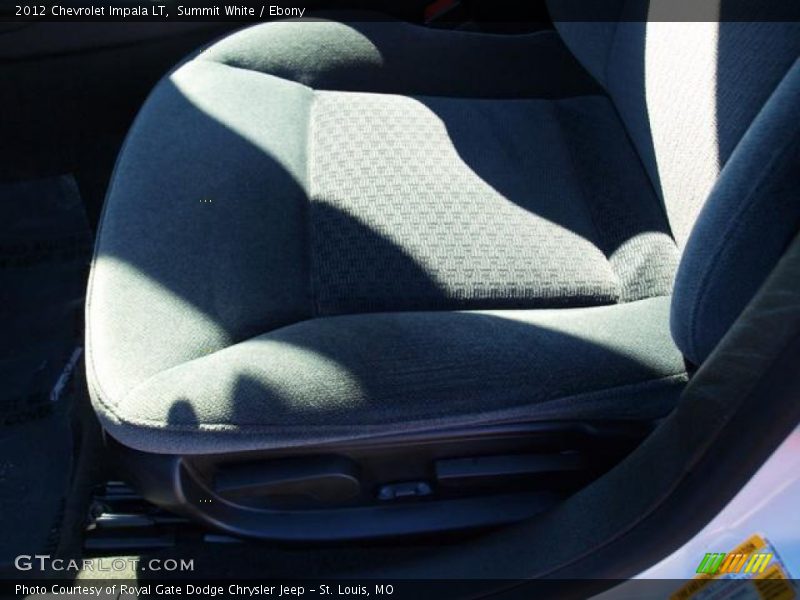 Summit White / Ebony 2012 Chevrolet Impala LT