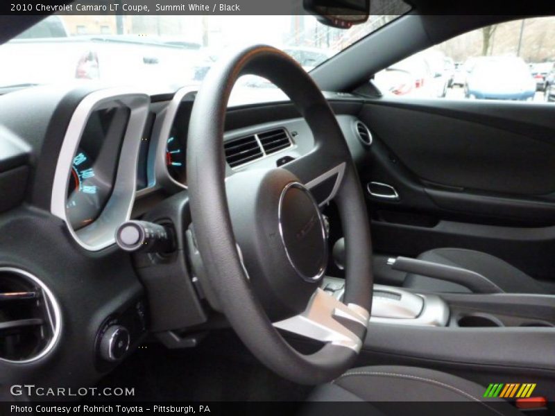 Summit White / Black 2010 Chevrolet Camaro LT Coupe