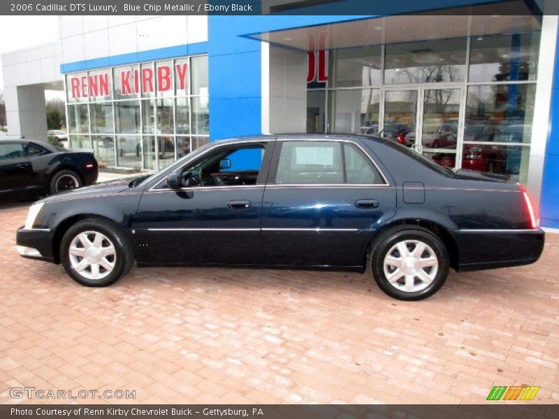 Blue Chip Metallic / Ebony Black 2006 Cadillac DTS Luxury