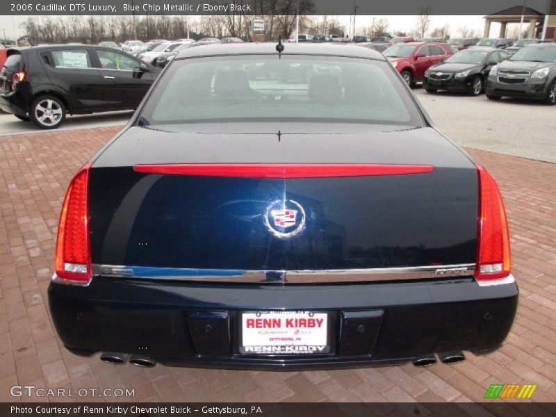 Blue Chip Metallic / Ebony Black 2006 Cadillac DTS Luxury