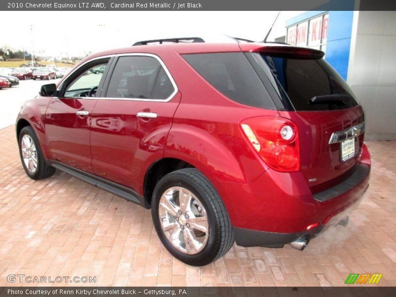 Cardinal Red Metallic / Jet Black 2010 Chevrolet Equinox LTZ AWD