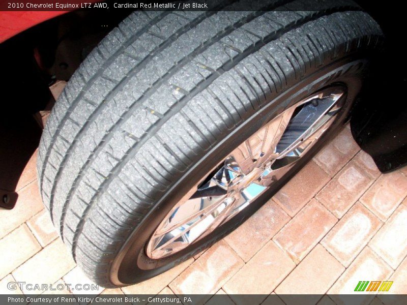Cardinal Red Metallic / Jet Black 2010 Chevrolet Equinox LTZ AWD