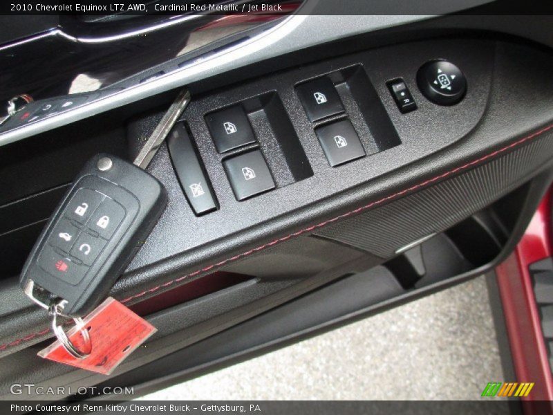 Cardinal Red Metallic / Jet Black 2010 Chevrolet Equinox LTZ AWD