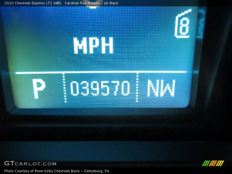 Cardinal Red Metallic / Jet Black 2010 Chevrolet Equinox LTZ AWD