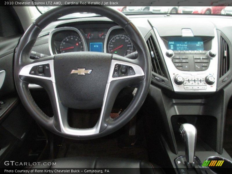 Cardinal Red Metallic / Jet Black 2010 Chevrolet Equinox LTZ AWD