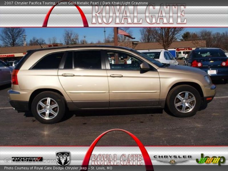Linen Gold Metallic Pearl / Dark Khaki/Light Graystone 2007 Chrysler Pacifica Touring