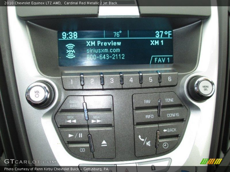 Cardinal Red Metallic / Jet Black 2010 Chevrolet Equinox LTZ AWD