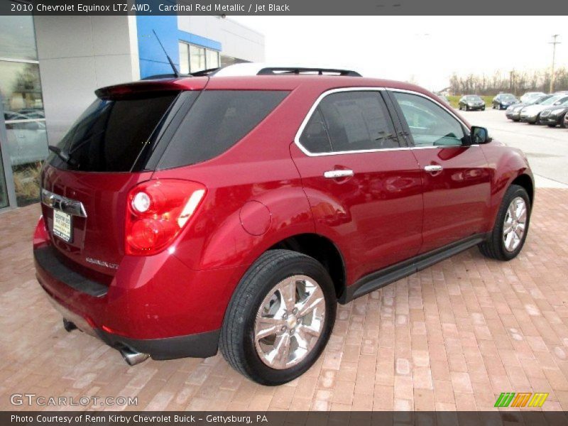 Cardinal Red Metallic / Jet Black 2010 Chevrolet Equinox LTZ AWD