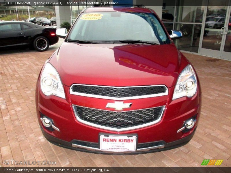 Cardinal Red Metallic / Jet Black 2010 Chevrolet Equinox LTZ AWD