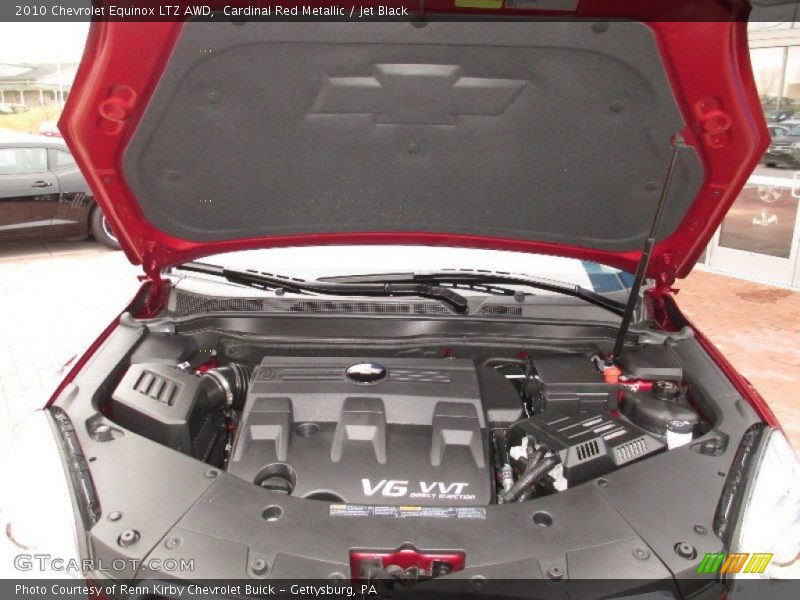 Cardinal Red Metallic / Jet Black 2010 Chevrolet Equinox LTZ AWD