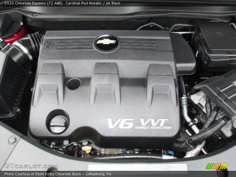 Cardinal Red Metallic / Jet Black 2010 Chevrolet Equinox LTZ AWD