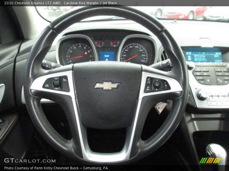Cardinal Red Metallic / Jet Black 2010 Chevrolet Equinox LTZ AWD