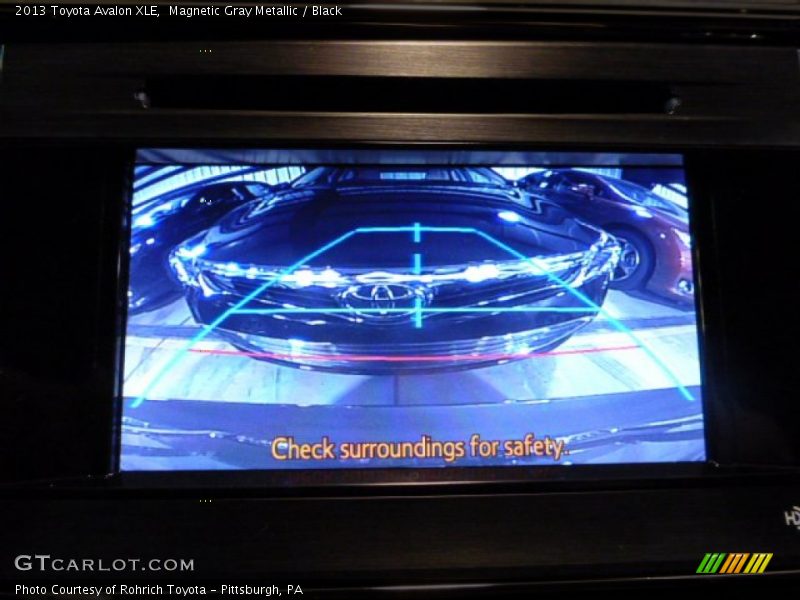 Magnetic Gray Metallic / Black 2013 Toyota Avalon XLE