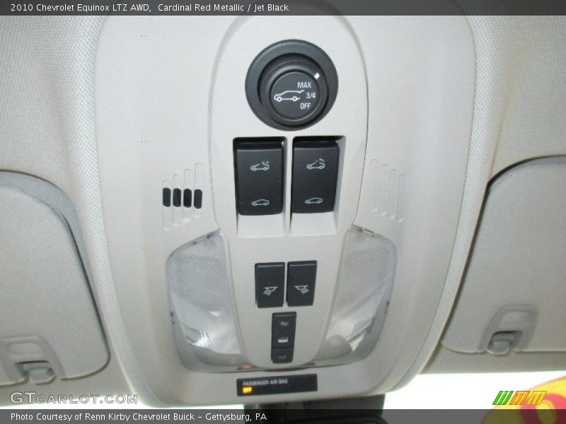 Cardinal Red Metallic / Jet Black 2010 Chevrolet Equinox LTZ AWD