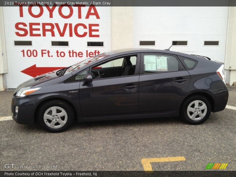 Winter Gray Metallic / Dark Gray 2010 Toyota Prius Hybrid II