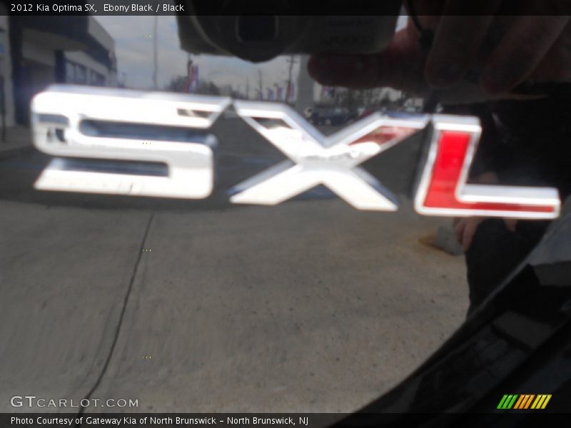 Ebony Black / Black 2012 Kia Optima SX