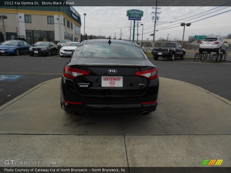 Ebony Black / Black 2012 Kia Optima SX
