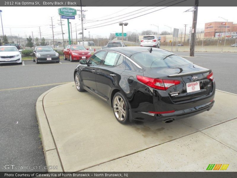 Ebony Black / Black 2012 Kia Optima SX
