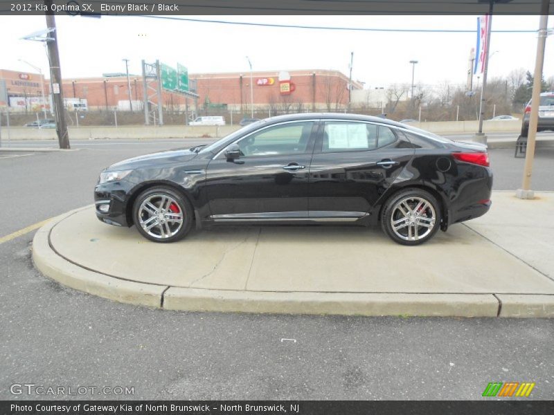 Ebony Black / Black 2012 Kia Optima SX