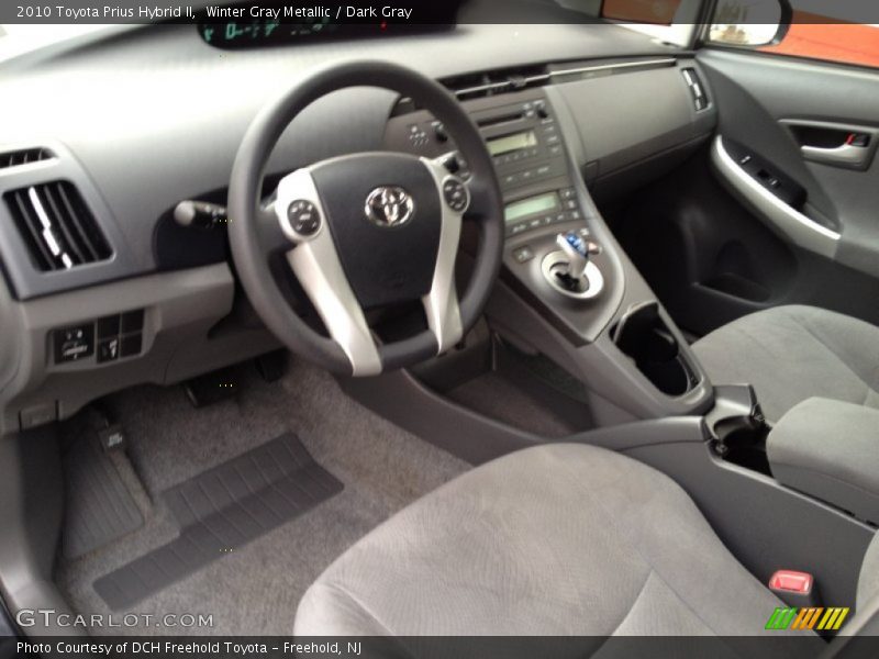 Winter Gray Metallic / Dark Gray 2010 Toyota Prius Hybrid II