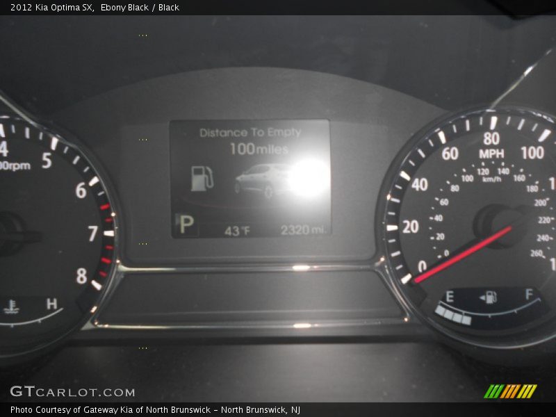 Ebony Black / Black 2012 Kia Optima SX