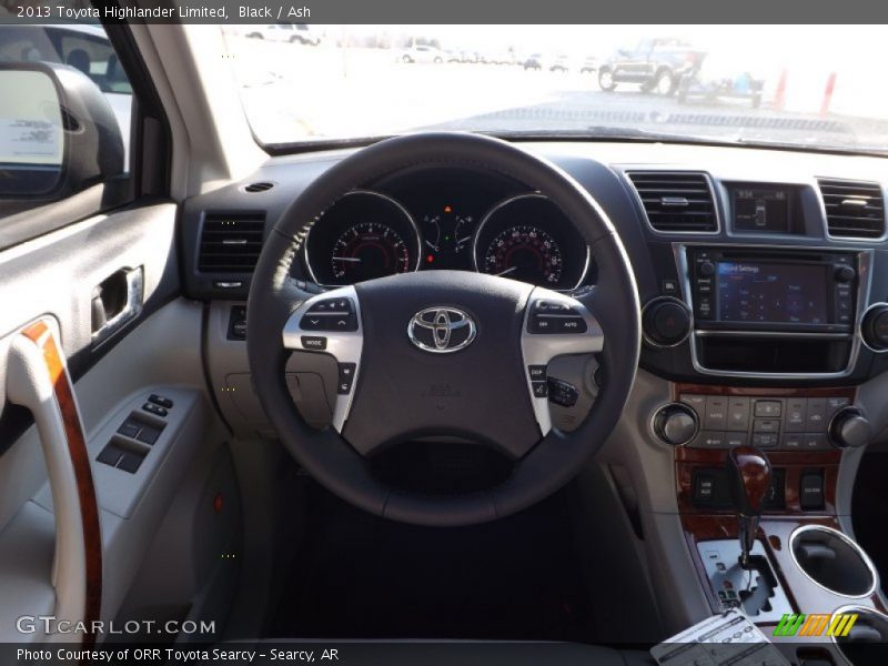 Black / Ash 2013 Toyota Highlander Limited