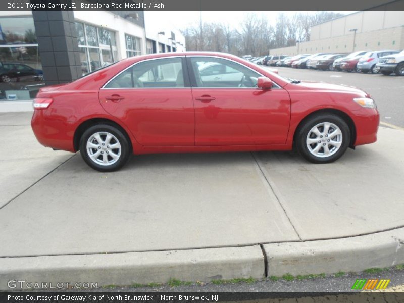Barcelona Red Metallic / Ash 2011 Toyota Camry LE